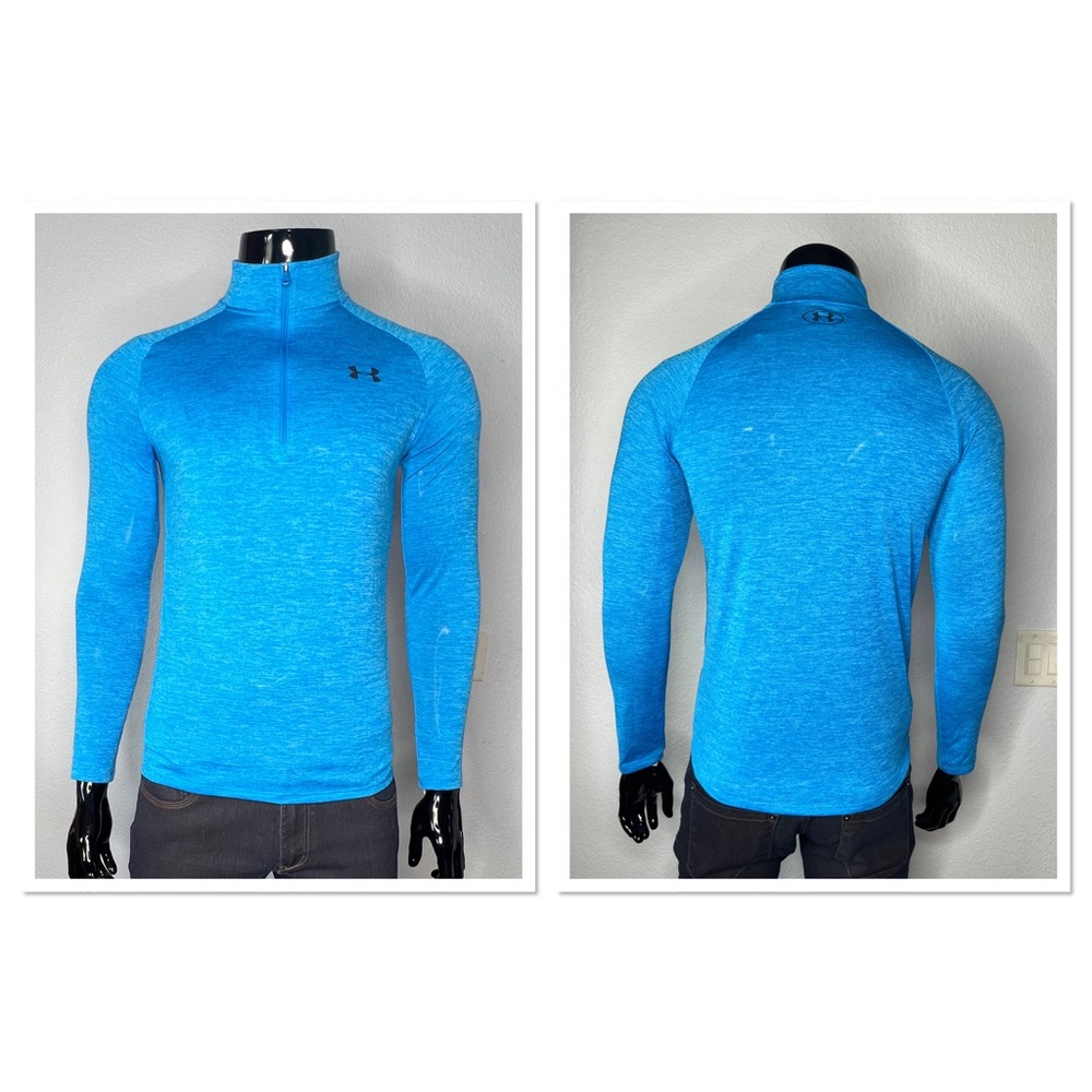 Under Armour Men’s Tech 2.0 1/2 Zip Loose Sz S 100% Polyester NWT